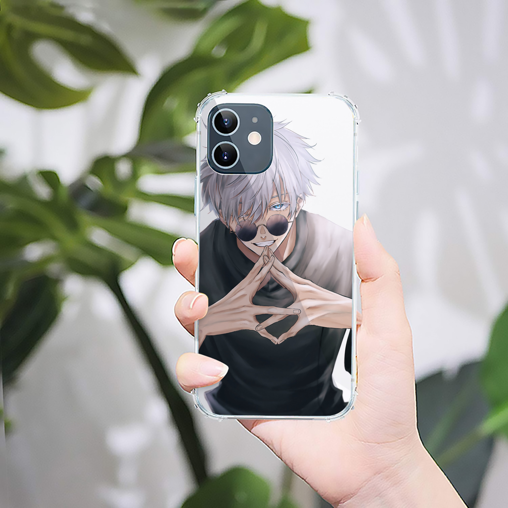 （画像用） 呪術廻戦 Jujutsu Kaisen 【iPhone 12シリーズ対応】透明スマホケース（クリアソフトケース）